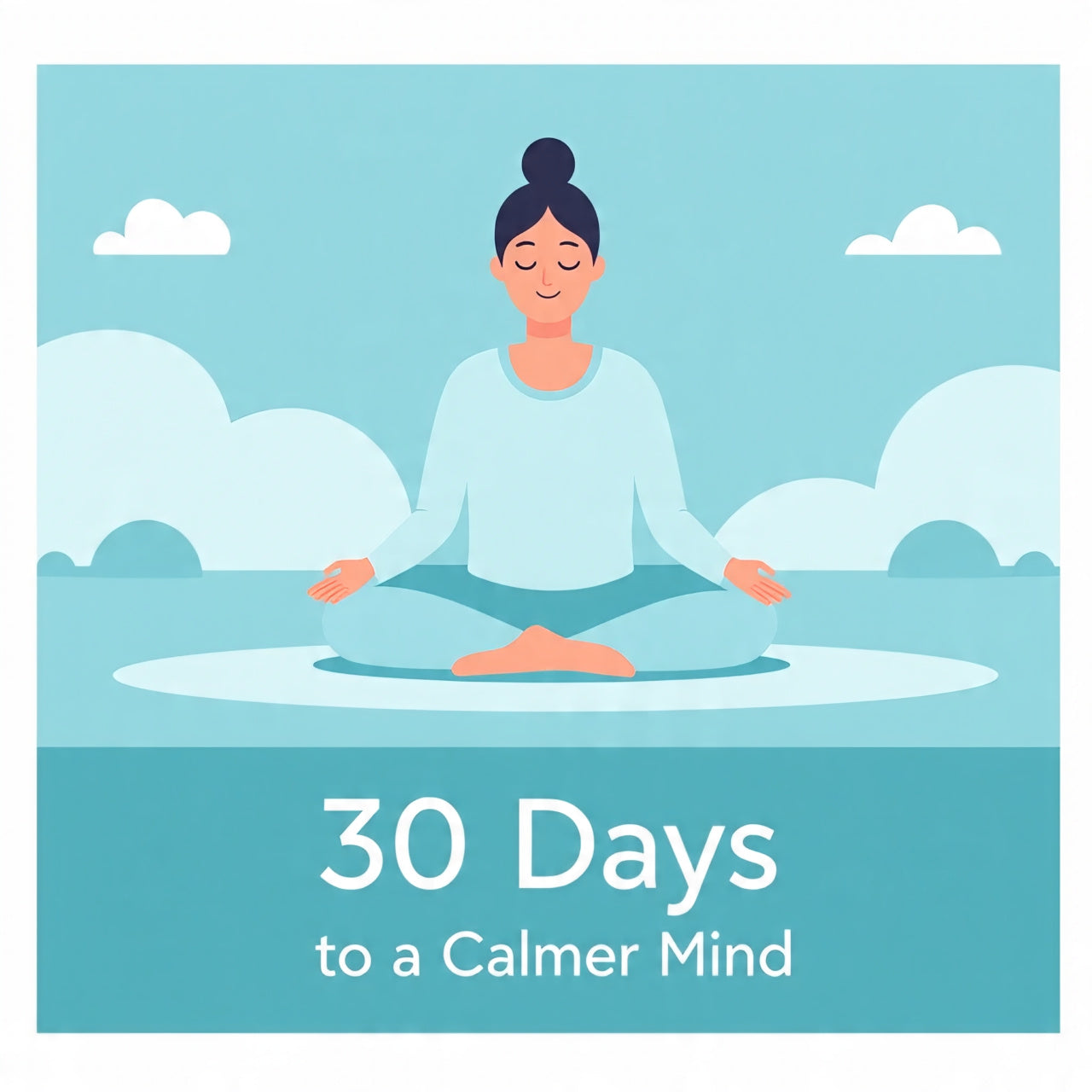30 Days to a Calmer Mind: A Guided Digital Journal by Learnora